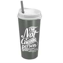 The Roadmaster - 20 oz. Travel Tumbler with Auto Sip Lid & Straw